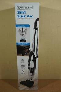 lot 119 image: Black  Decker 3-in-1 Stick Vac
