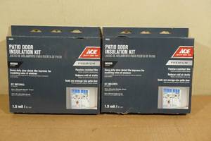 lot 124 image: 2 Patio Door Insulation Kits