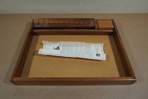 lot 133 image: Wooden Clapper 12 Board Game