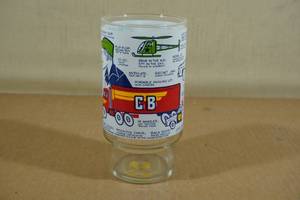 lot 153 image: Vintage 1970s Trucker CB Radio Jargon Lingo Large 32 Oz Glass