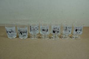 lot 154 image: 7 Vintage Bill Davey Comic Glasses
