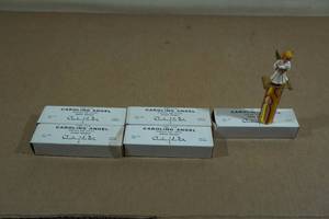 lot 167 image: 5 Vintage Charles of the Ritz Angel Lipstick Holder Christmas Ornaments