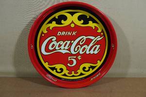 lot 173 image: Tin Coca-Cola Tray
