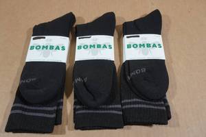 lot 178 image: 3 Pairs Bombas Socks -XL