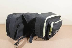 lot 185 image: OEM Arctic Cat Luggage Saddle Bags