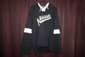 lot 214 image: Minnesota Wild Suter Jersey Sweat Shirt -Size XL