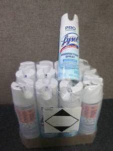 12- 19 0z Spray Cans Lysol Disinfec...