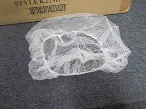 Case of 1000 24 inch White Hair Net...