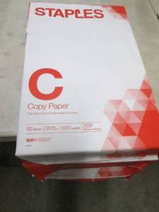 4 Reams Staples 11x17 inch Copy Pap...