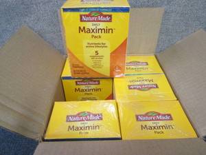 6-30 5 pks Nature Made Daily Maxim...