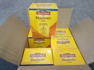 6-30 5 pks Nature Made Daily Maxim...