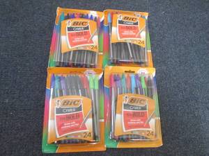 4 sets BIC� Cristal Xtra Bold Ball...