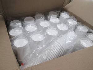 Open Case 16 oz Paper Hot Cups...