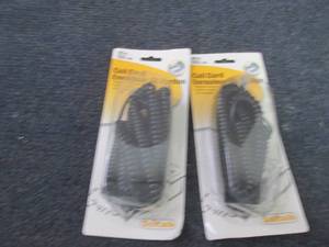 2- 25 ft Black Cord Coil...