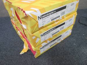 3 Reams Nastrobrights Re-Entry Red ...