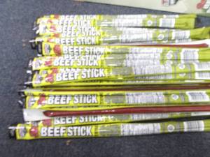 Box of 26- 1.75 oz Old Trapper Deli...