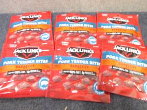 6- 2.85 oz Jack Links Pork Tender B...