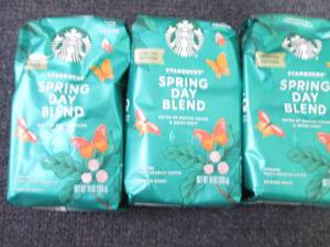 3- 10 oz Starbucks Spring Day Blend...