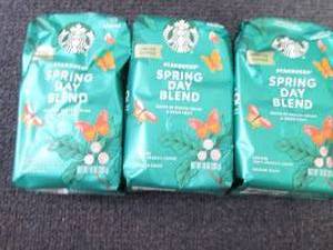 3- 10 oz Starbucks Spring Day Blend...