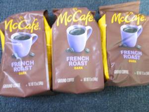 3- 12 oz McCafe French Roast Dark G...