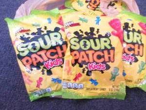 6- 8 oz Sour Patch Kids - in date...
