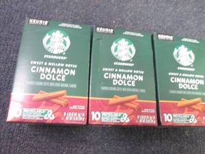 3- 10 pks Starbucks Cinnamon Dolce ...