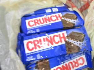 12- 1.55 oz Crunch Bars...