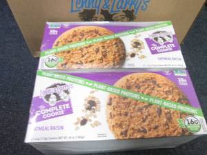 2- 12 pks 4 oz Lenny & Larrys Oatm...
