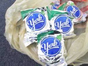 12- 1.4 oz York Peppermint Pattie...