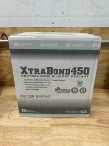 PREMIER BUILDING SOLUTIONS Case of Xtra Bond 450 Neutral Cure Silicone Sealant- Clear (24 tubes)