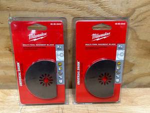 MILWAUKEE Lot of 2- Multi-tool Segment Blades