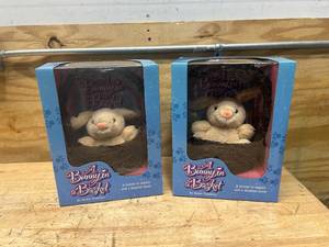 A BUNNY IN A BASKET Lot of 2