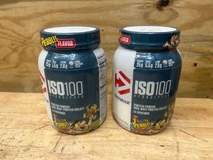 DYMATIZE Lot of 2 Containers of- ISO100 Hydrolyzed Protein Powder, 100% Whey Isolate Protein, 25g of Protein, 5.5g BCAAs, Gluten Free, Fast Absorbing, Easy Digesting, Cocoa Pebbles, 20 Servings Per Container