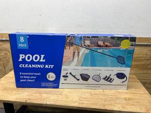 8-Piece Pool Cleaning Kit - Essential All-Season Tools