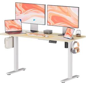 SOHOMACH Electric Standing Desk - Adjustable Height with Memory Preset, 55 x 24 Inches Ergonomic Design Home Office Standing Desk