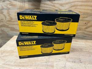 DEWALT Lot of 2 Boxes of- DWV9330 Replacement HEPA Filter for DWV010, (2 filters per box) White