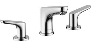 HANSGROHE Focus Modern Widespread Easy Clean 2-Handle 3 5-inch Tall Bathroom Sink Faucet in Chrome, 04369000, Medium