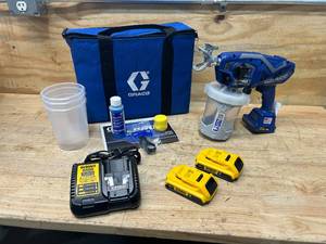 GRACO TrueCoat 360 DSP Airless Paint Sprayer with 2 Batteries and a Charger (122823291)