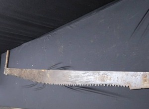 lot 19 image: VINTAGELARGE HAND SAW  OVER 6