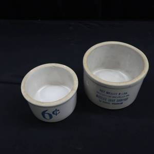 lot 38 image: CERAMIC CROCKSSET OF 2