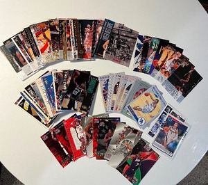lot 29 image: Lot of Upper Deck, Fleer, Topps NBA Basketball Cards