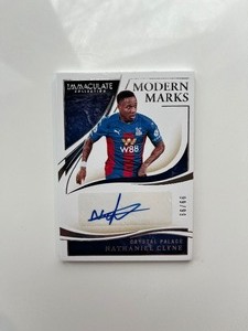 lot 6 image: 2020 Panini Immaculate Soccer Modern Marks 9999 Nathaniel Clyne MM-NCL