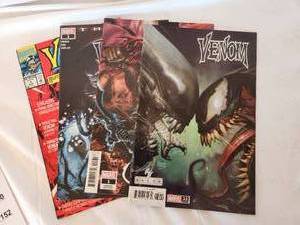 lot 144 image: Marvel Venom Comic Books - Venom The End #1, Web of Venom Wrath #1, Venom Vs Alien Varient #32 LGY#197, Venom Nights of Vengeance Part 1 of 4 1 Aug Comic Books