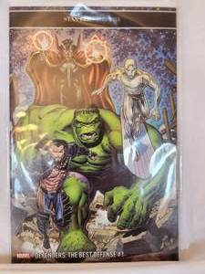 lot 158 image: Marvel Defenders The Best Defense #1 Stan Lee 1922-2018 Comic
