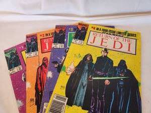 lot 162 image: Marvel Star Wars Return of the Jedi Four-Issue Limited Series  Comic Books1 Oct, 2 Nov, 3 Dec, 4 Jan 1983-1984