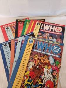 lot 167 image: Whos Who in the DC Universe - 9 Total Nov 91, Jan, Feb, Apr-Jul, Nov, Dec 92