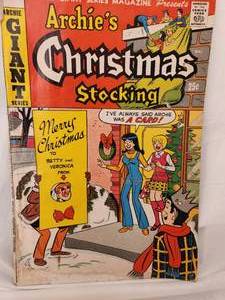 lot 209 image: Archies Christmas Stocking, Everythings Archie, & Archies Girls Betty and Veronica Comic Books