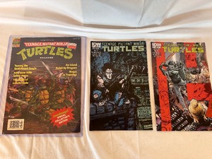lot 176 image: Teenage Mutant Ninja Turtles Comics - Premiere Issue Magazine, IWD #45 CVR B, IDW #45 CVR A