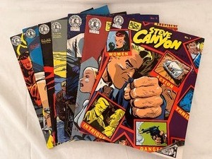 lot 199 image: Steve Canyon Magazine - No. 1-7, and Milton Caniff Taps for Shanty Town Two Complete Steve Canyon Adventures