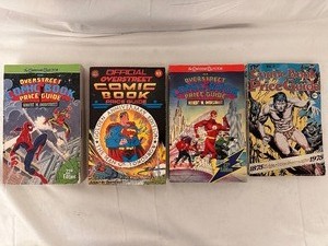 lot 206 image: Overstreet Comic Book Price Guide - 22nd Edition, Golden Anniversary Edition, 23rd Edition, & The Comic Book Price Guide No. 5 1875-1975